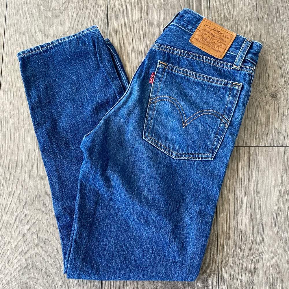 Levi's Blue Straight Leg Women's Jeans